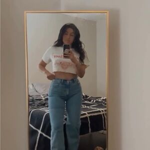 Abercrombie & Fitch Light Blue Denim Pants